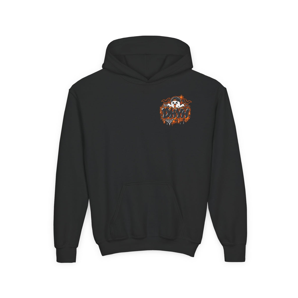 BOY'S- Orange Halloween Themed DHYH Hoodie