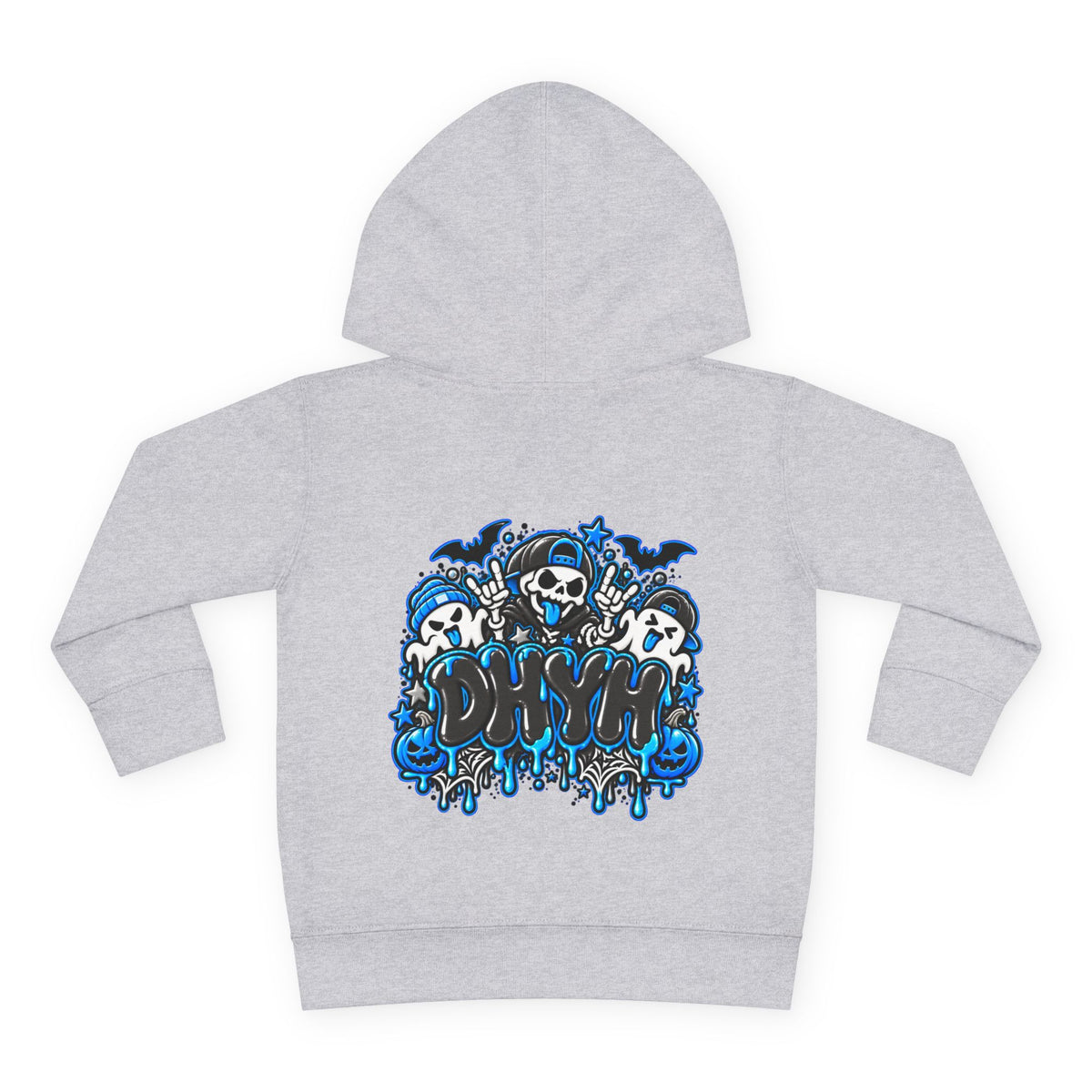 TODDLER BOYS — Blue Halloween Themed "DHYH" Hoodie