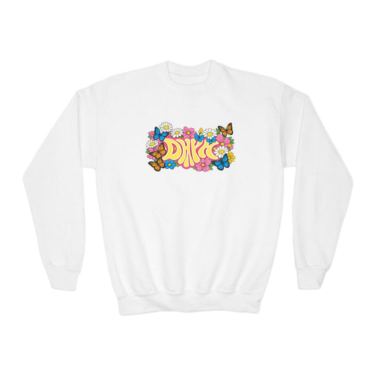 TODDLER White Spring- DHYH Crewneck