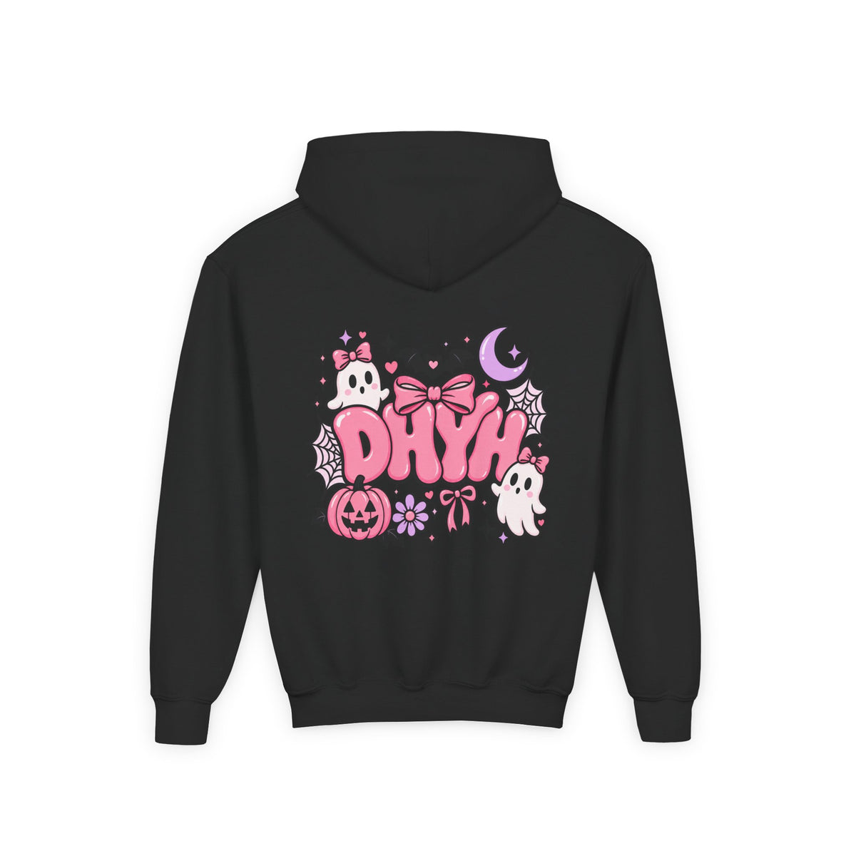 GIRL'S- Pink Halloween Themed DHYH Hoodie