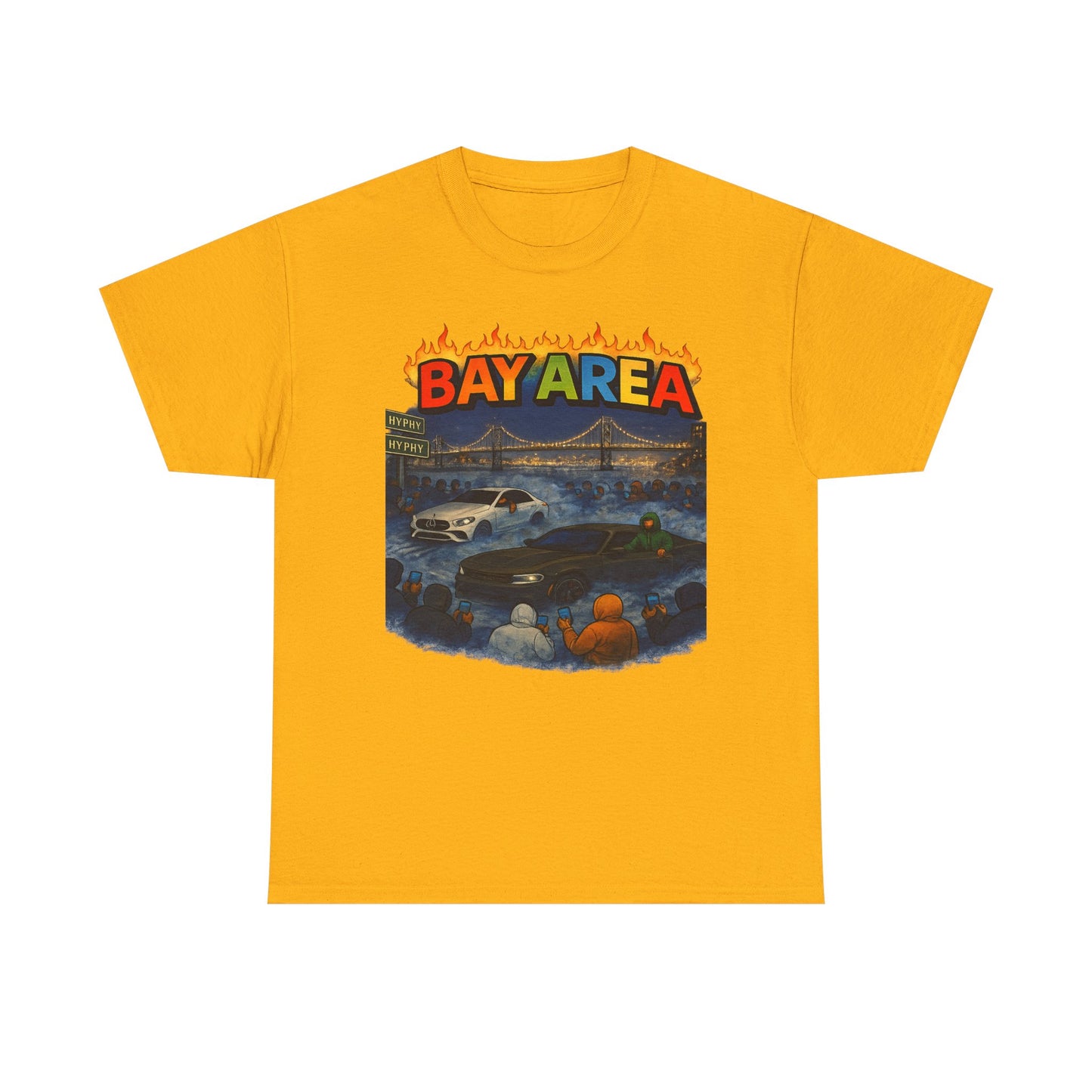 ADULT UNISEX Mustard Yellow- Bay Tee