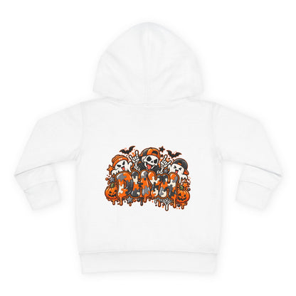 TODDLER BOYS — Orange Autism Halloween Themed "DHYH" Hoodie