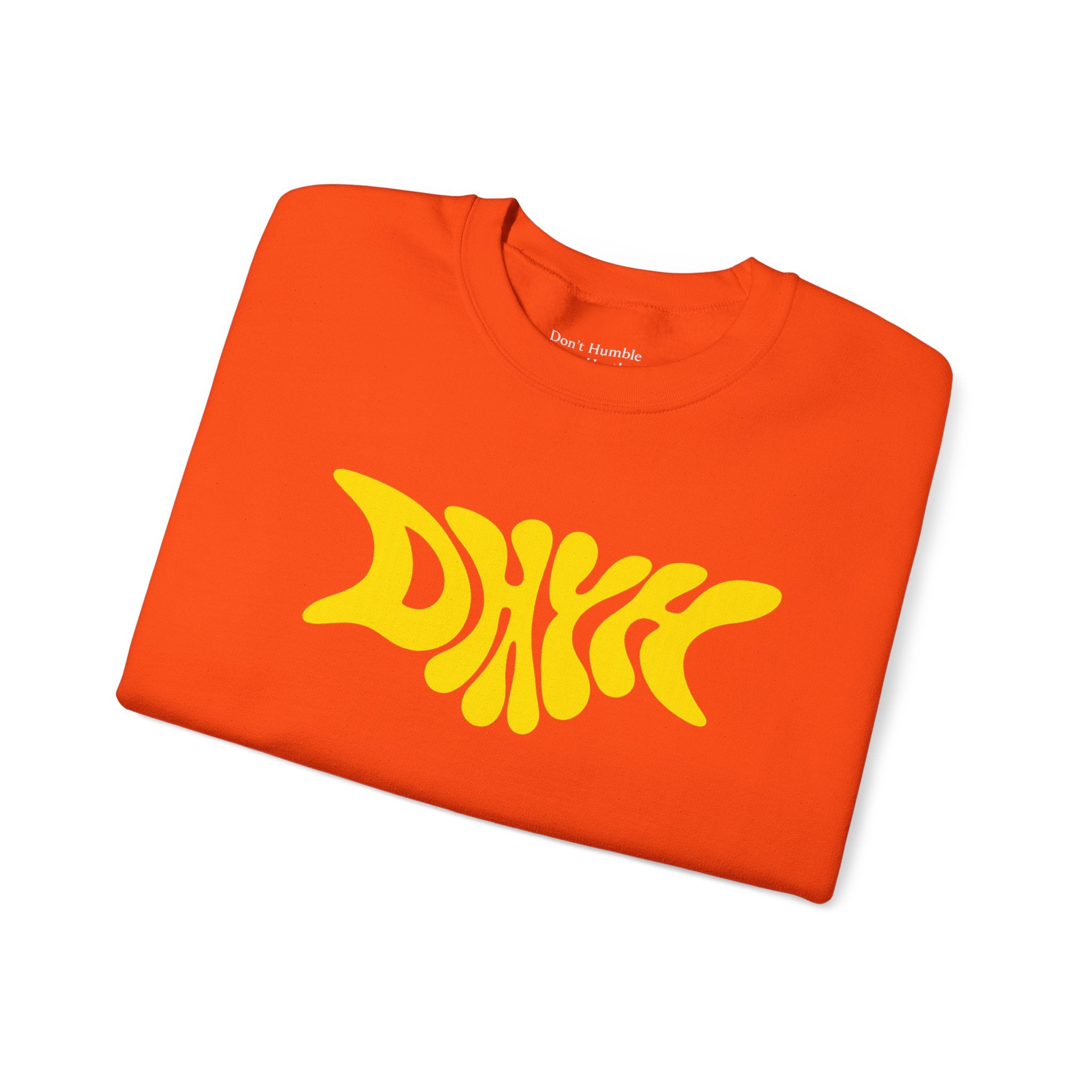 SNUG FIT Orange- DHYH Crewneck