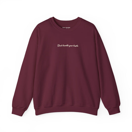Exclusive Maroon/Cream- "Never Stop Trying" Don't Humble Your Hustle™