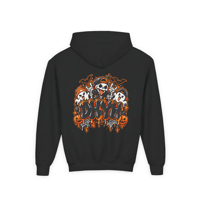 BOY'S- Orange Halloween Themed DHYH Hoodie