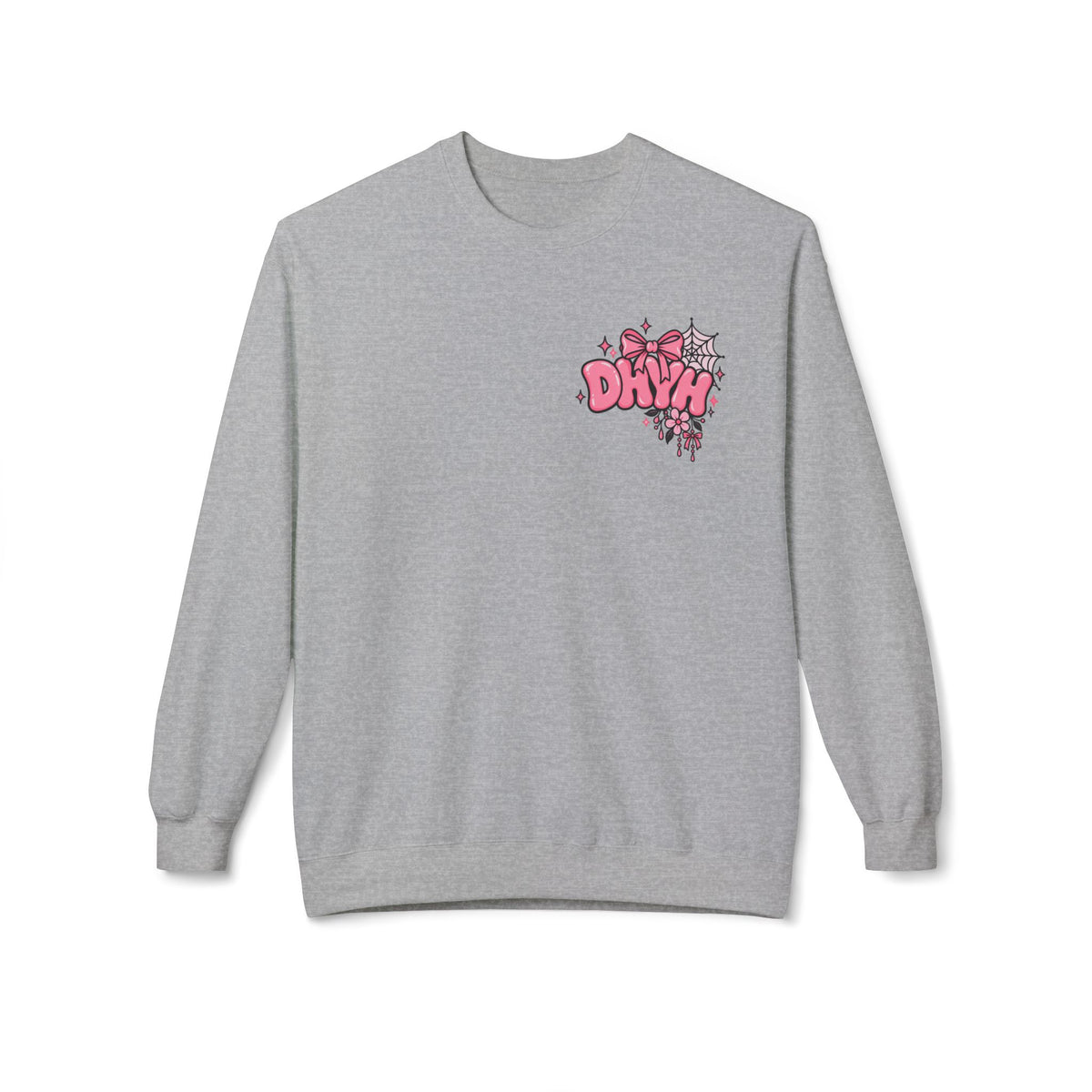 WOMEN'S — Pink Halloween Themed "DHYH" Hoodie