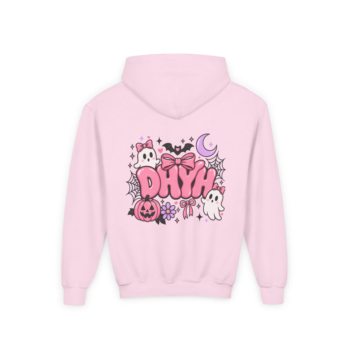 GIRL'S- Pink Halloween Themed DHYH Hoodie