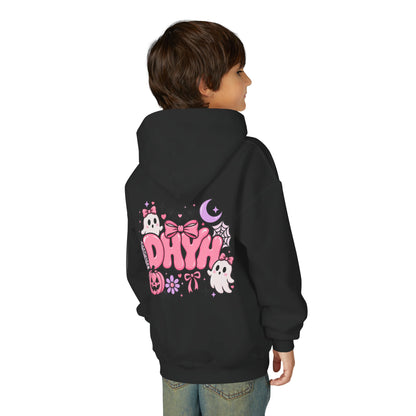 GIRL'S- Pink Halloween Themed DHYH Hoodie
