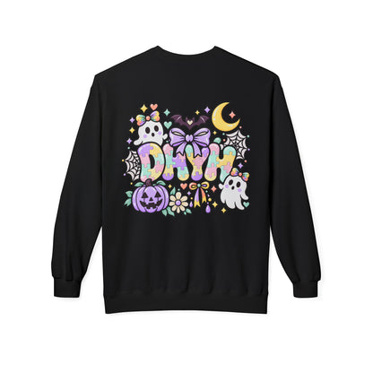 WOMENS— Autism Halloween Themed "DHYH" Crewneck