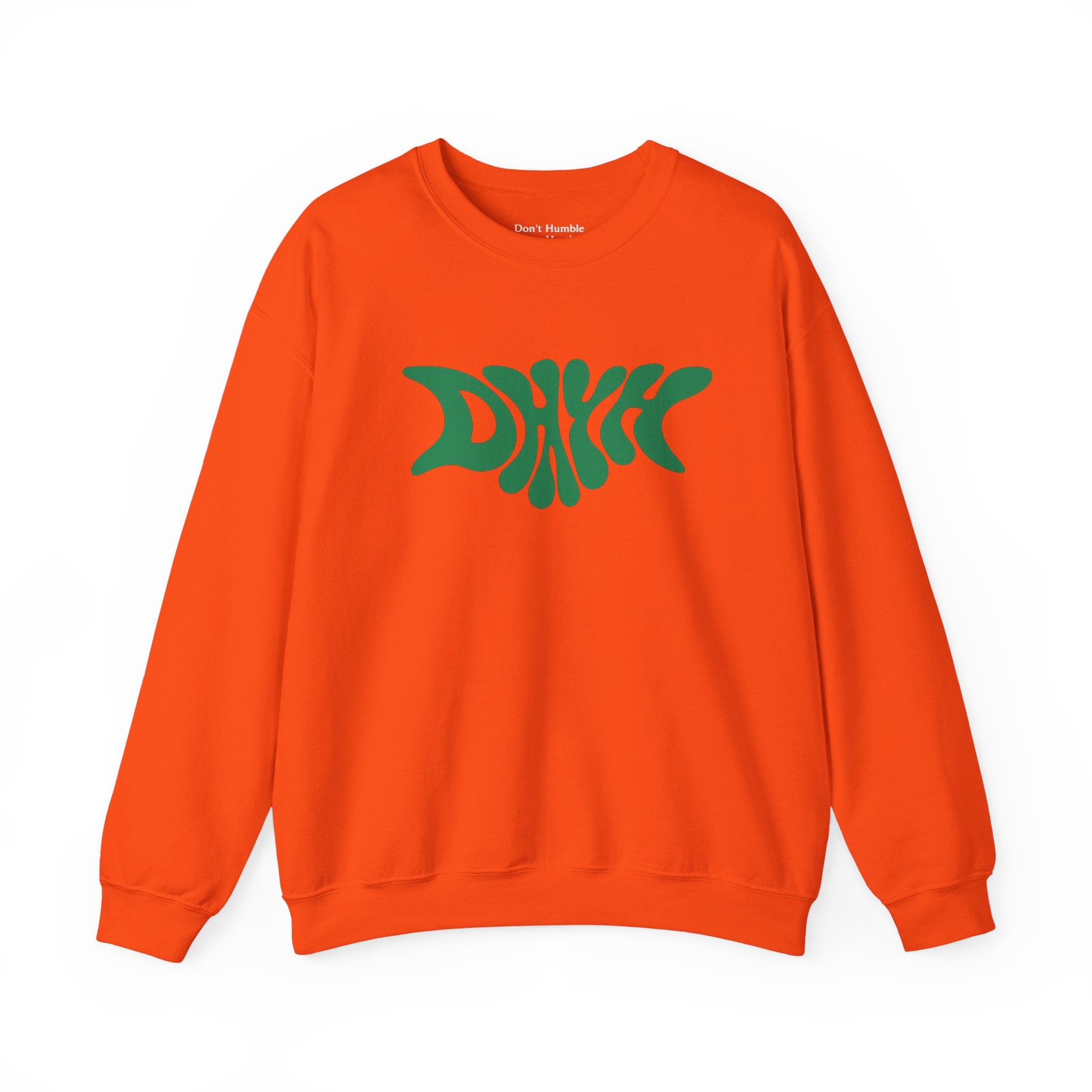 SNUG FIT Orange- DHYH Crewneck
