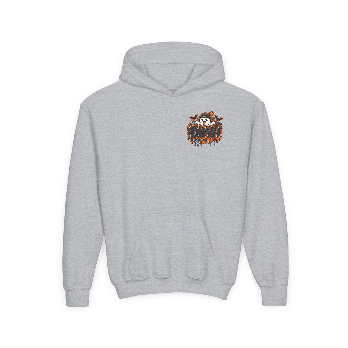 BOY'S- Orange Halloween Themed DHYH Hoodie