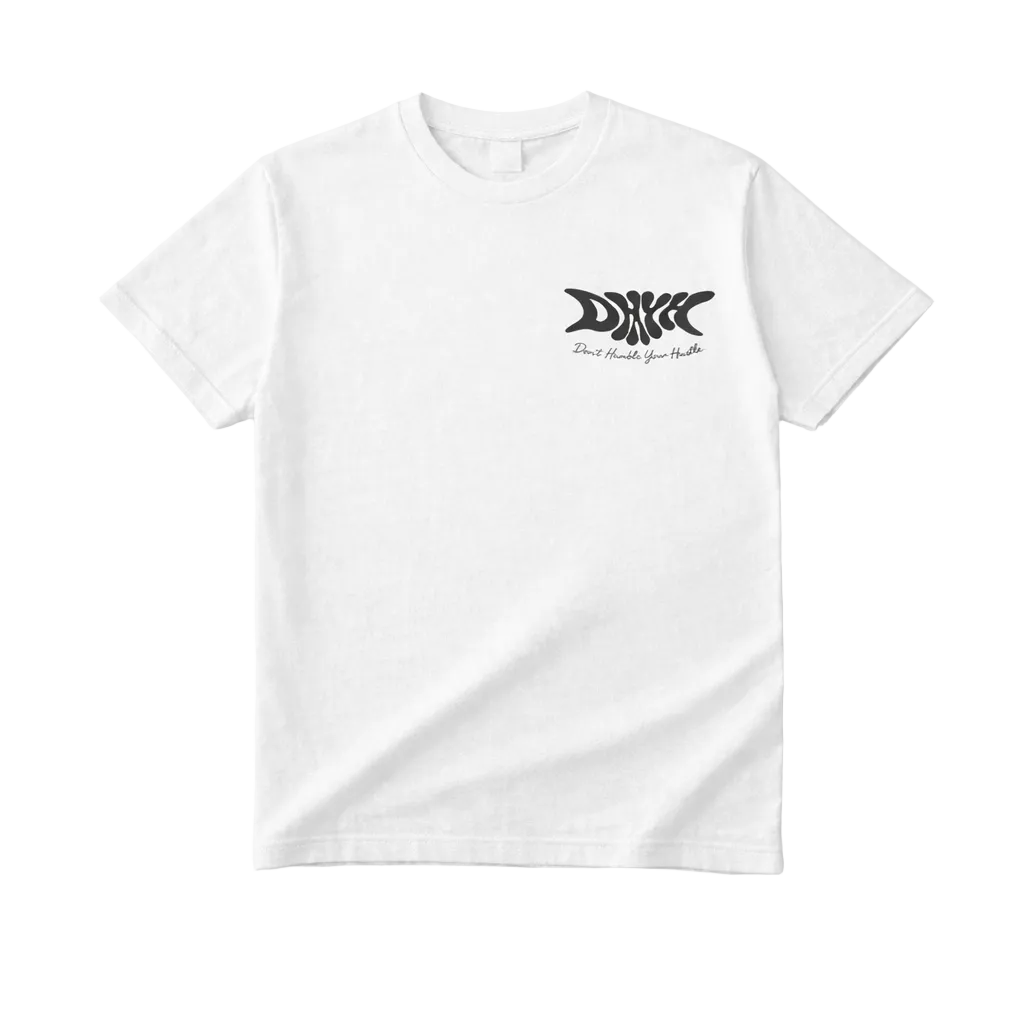 Exclusive White- "Never Stop Trying" Tee