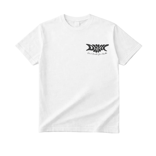 Exclusive White- "Never Stop Trying" Tee