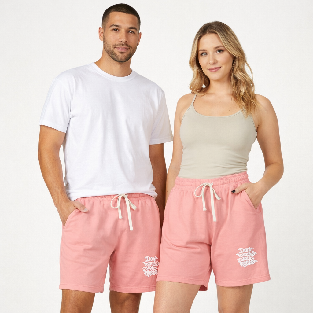 Peach- Oversized Shorts