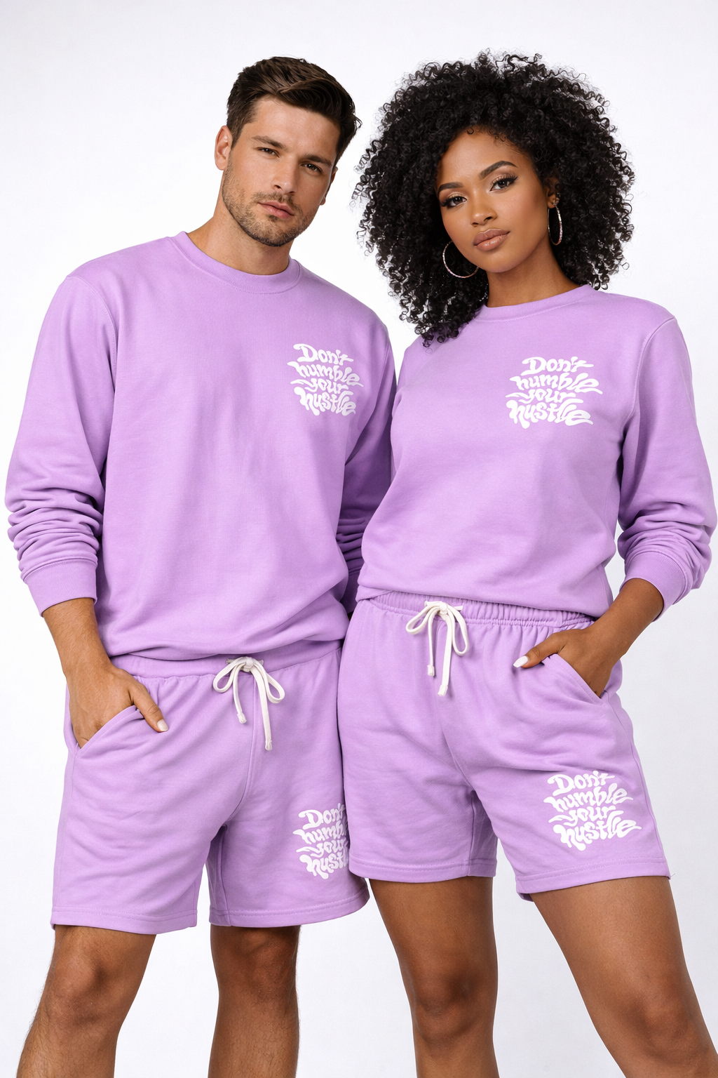 Violet- Oversized Shorts