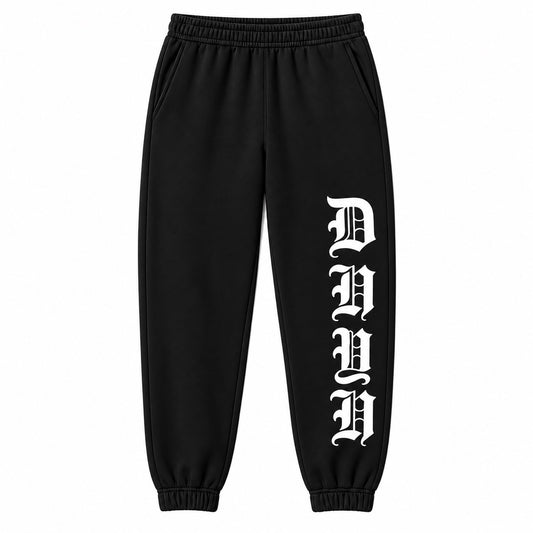 ADULT UNISEX— Black DHYH Joggers