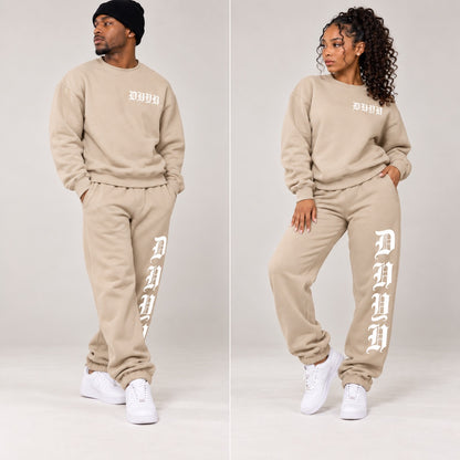 ADULT UNISEX— Beige DHYH Joggers