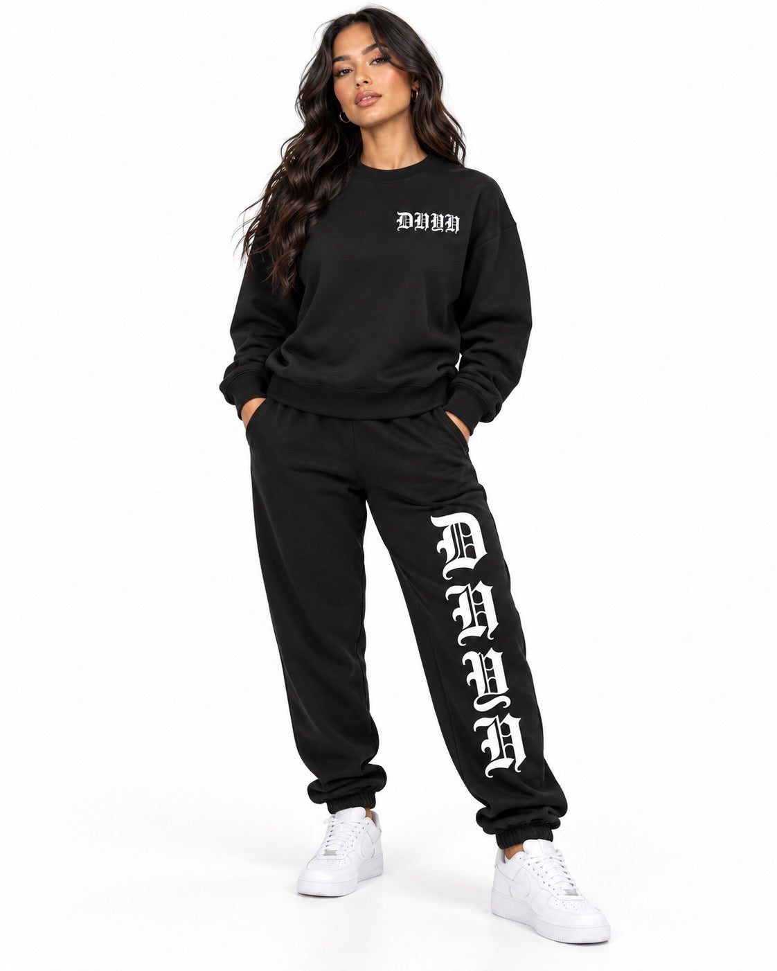 ADULT UNISEX— Black DHYH Joggers