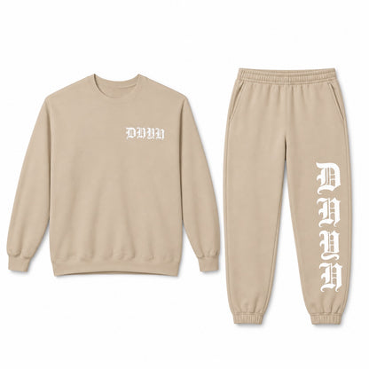 ADULT UNISEX— Beige DHYH Joggers
