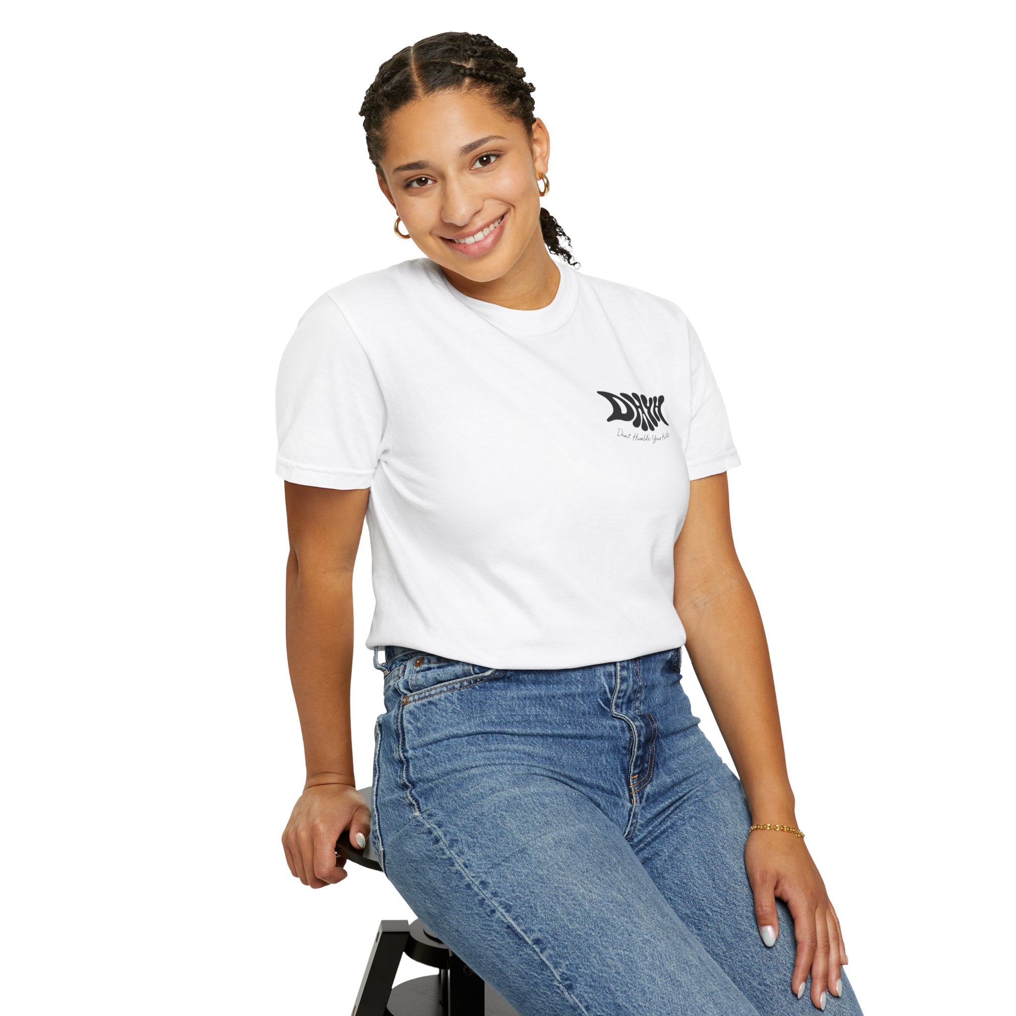 Exclusive White- "Never Stop Trying" Tee