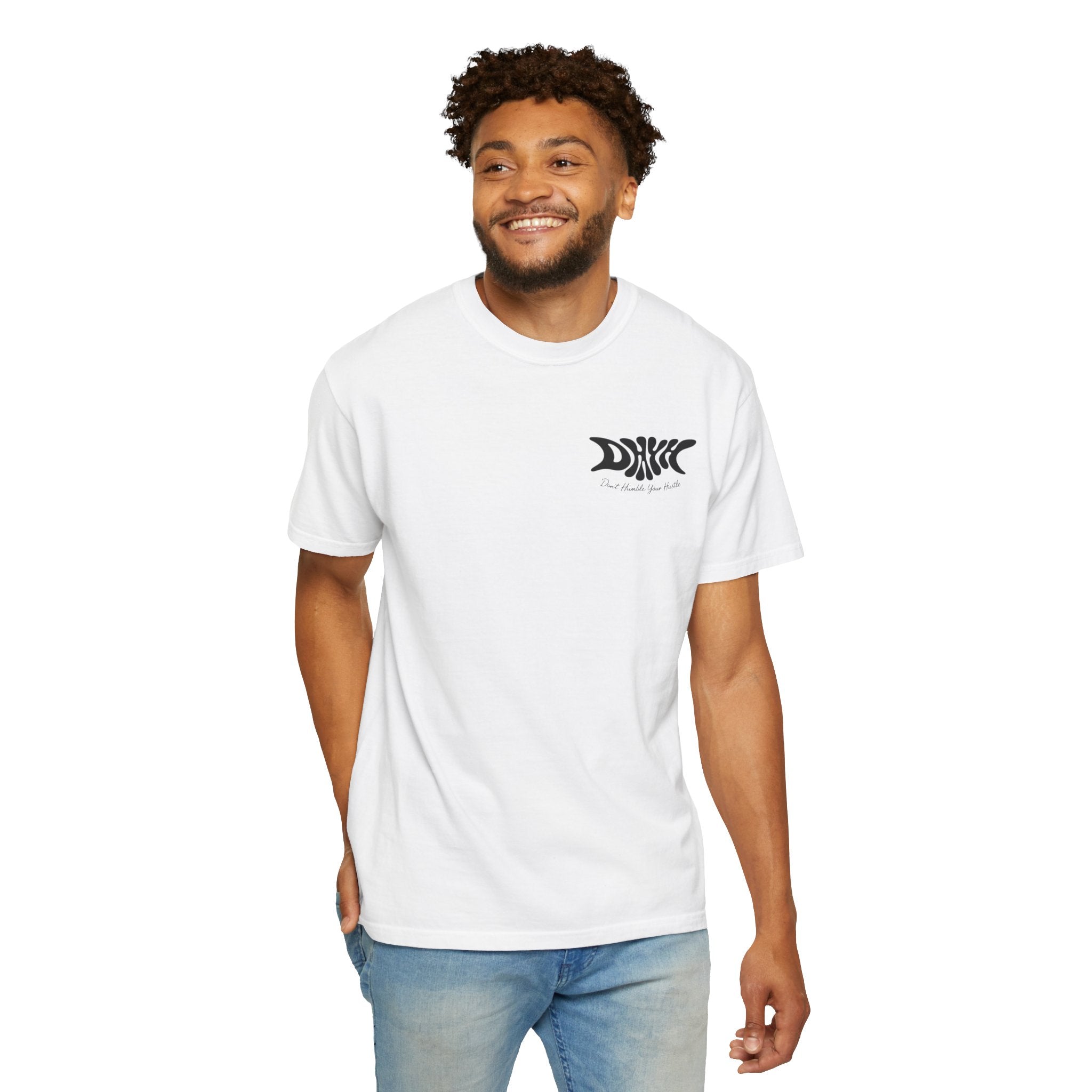 Exclusive White- "Never Stop Trying" Tee