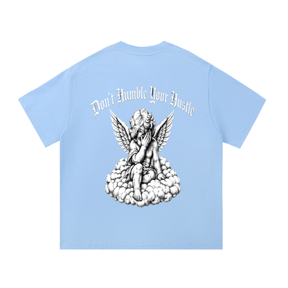 Snow Angel Blue Cotton T-Shirt